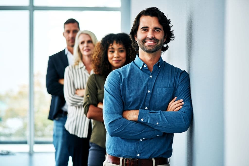 Equipe Resolvver em atendimento